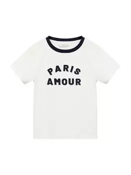 Футболка MANGO KIDS, белый