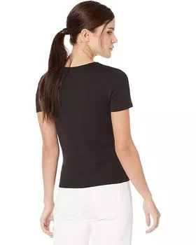 Футболка MANGO Ring T-Shirt, черный