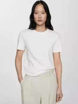 Футболка Mango Rita Cotton, белый