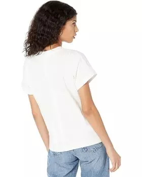 Футболка MANGO Sevilla T-Shirt, естественный