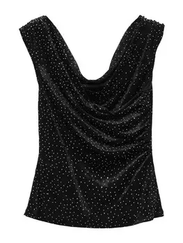 Футболка MANGO Shirt XLIBRI, черный