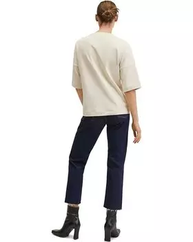 Футболка MANGO Sita2 T-Shirt, цвет Light/Pastel Brown