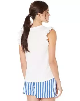 Футболка MANGO Suiza T-Shirt, белый