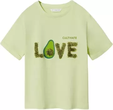 Футболка Mango T-Shirt Avocado, цвет Lima