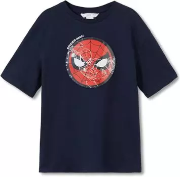 Футболка Mango T-Shirt Spi, темно-синий