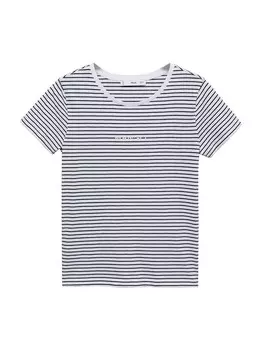 Футболка MANGO, темно-синий