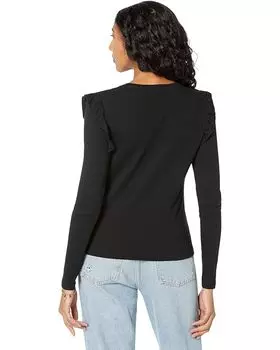 Футболка MANGO Vini T-Shirt, черный