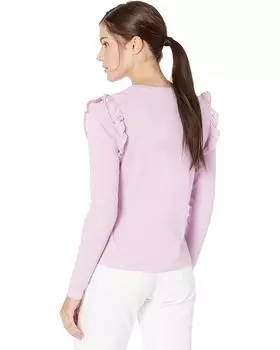 Футболка MANGO Vini T-Shirt, цвет Light/Pastel Purple