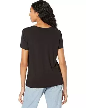 Футболка MANGO Vispi T-Shirt, черный