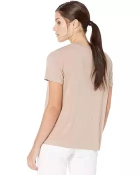 Футболка MANGO Vispi T-Shirt, цвет Medium Brown