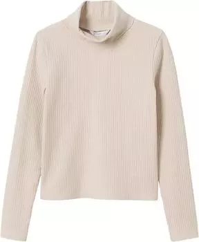 Футболка Mango Vuelto T-Shirt, бежевый