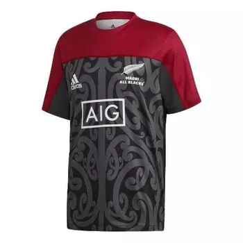 Футболка maori perf sports short sleeve black Adidas, черный