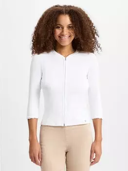 Футболка MARC CAIN COLLECTIONS Jerseyjacke, белый