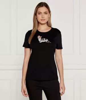 Футболка Marc Cain Regular Fit, черный