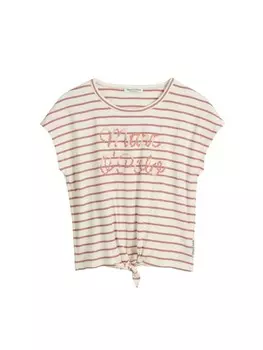 Футболка Marc O'Polo, цвет chalky coral stripe