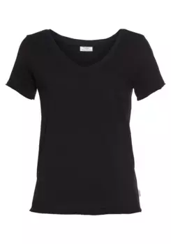 Футболка Marc O'Polo DENIM с закругленным V-образным вырезом, черный