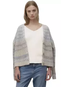 Футболка Marc O'Polo DENIM с закругленным V-образным вырезом, белый