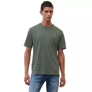 Футболка Marc O'Polo, футболка с логотипом из органического хлопка, цвет Mangrove