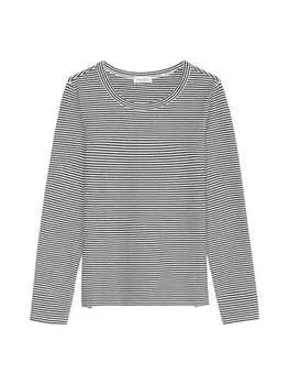 Футболка Marc O'Polo Gestreiftes Longsleeve regular, цвет multi/deep night blue
