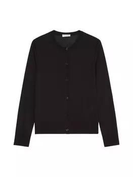 Футболка Marc O'Polo Luxury Jersey Cardigan regular, черный