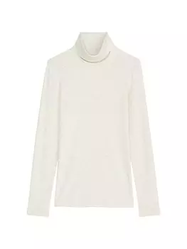 Футболка Marc O'Polo Rollkragen Longsleeve regular, цвет light granite melange