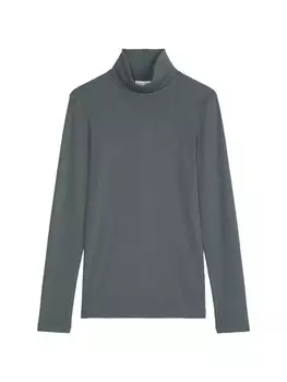 Футболка Marc O'Polo Rollkragen Longsleeve regular, цвет deep emerald
