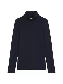Футболка Marc O'Polo Rollkragen Longsleeve regular, цвет deep blue sea