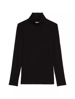 Футболка Marc O'Polo Rollkragen Longsleeve regular, черный