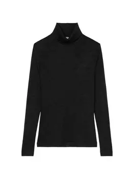 Футболка Marc O'Polo Rollkragen Longsleeve slim, цвет dark slate melange