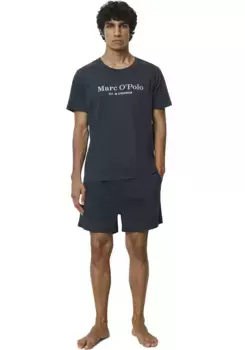 Футболка Marc O'Polo с логотипом спереди, синий