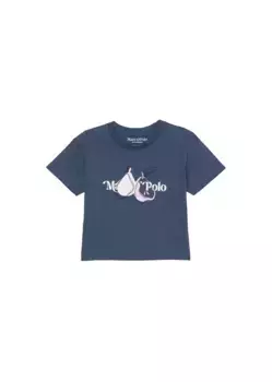 Футболка Marc O'Polo "с принтом и вышивкой", синий