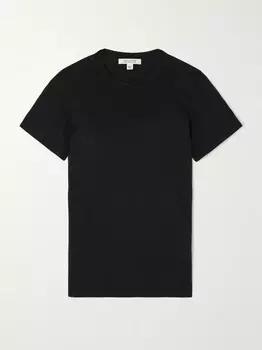 Футболка Mariela из хлопкового джерси Nili Lotan, черный