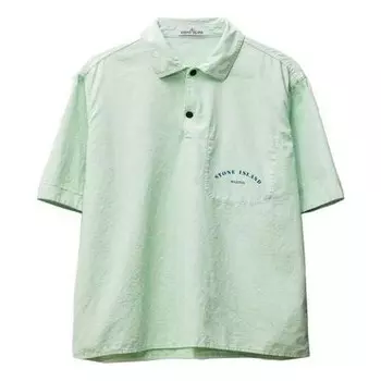 Футболка marina chalk plating t-shirt 'light green' Stone Island, зеленый