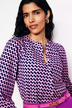 Футболка Марина джерси Boden, розовый