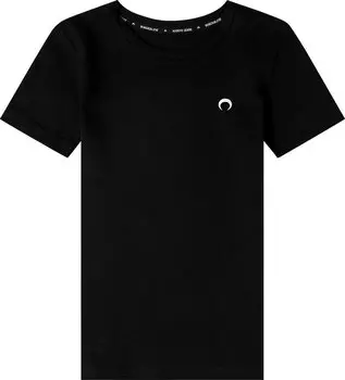 Футболка Marine Serre Organic Mini Fit T-Shirt 'Black', черный