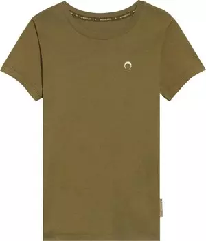Футболка Marine Serre Wee Tee 'Green', зеленый