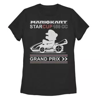 Футболка Mario Kart Star Cup 150 CC для юниоров Grand Prix Licensed Character