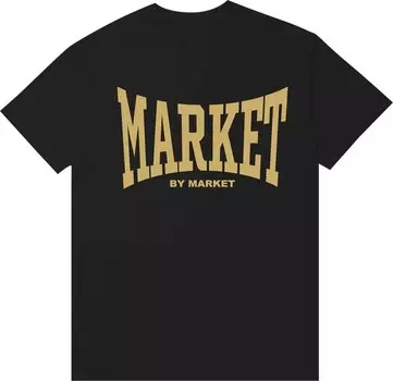 Футболка Market Persistent Logo T-Shirt 'Vintage Black', черный
