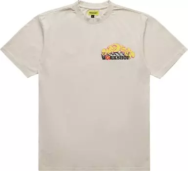 Футболка Market Random Workshop Tee 'Cloud', кремовый