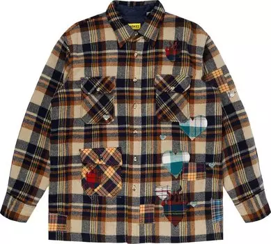 Футболка Market Reworked Grid T-Shirt 'Overdyed Black', черный