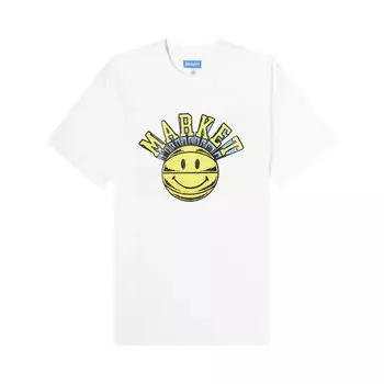 Футболка Market Smiley Hoops T-Shirt, белый