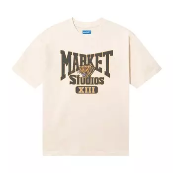 Футболка Market Studios T-Shirt Ecru, кремовый