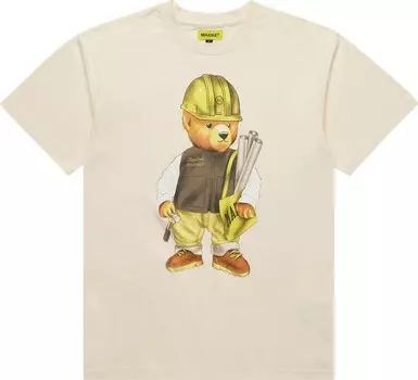 Футболка Market Workshop Bear T-Shirt 'Cream', кремовый