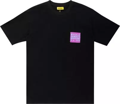 Футболка Market World Famous Bootleg Club Pocket Tee 'Black', черный