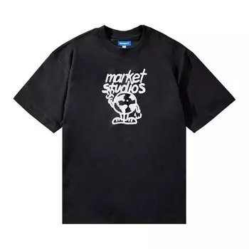Футболка Market World Peace T-Shirt Washed Black, черный