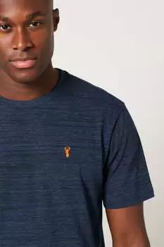 Футболка Marl с мотивом оленя Next, синий