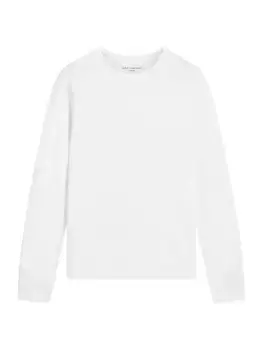 Футболка Marlow с круглым вырезом с длинными рукавами John Varvatos, белый