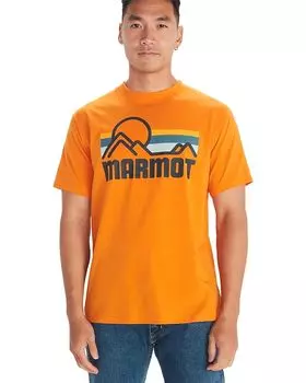 Футболка Marmot Coastal, цвет Orange Pepper