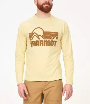 Футболка Marmot Coastal с длинными рукавами, бежевый