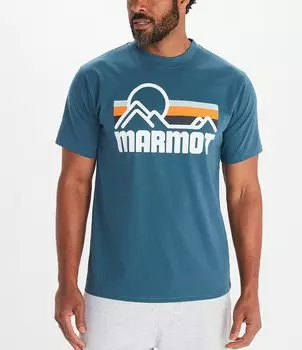 Футболка Marmot Coastal с короткими рукавами, синий